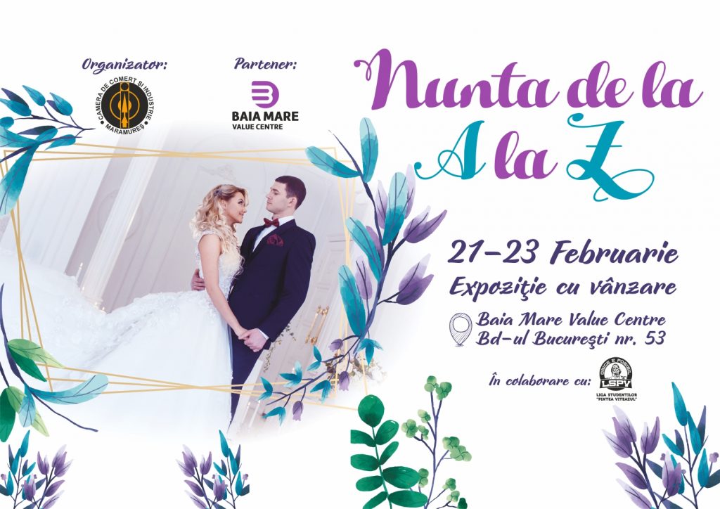 Deschiderea oficială expo NUNTA DE LA A LA Z - vineri, 21 februarie, ora 11:00, la Baia Mare Value Centre