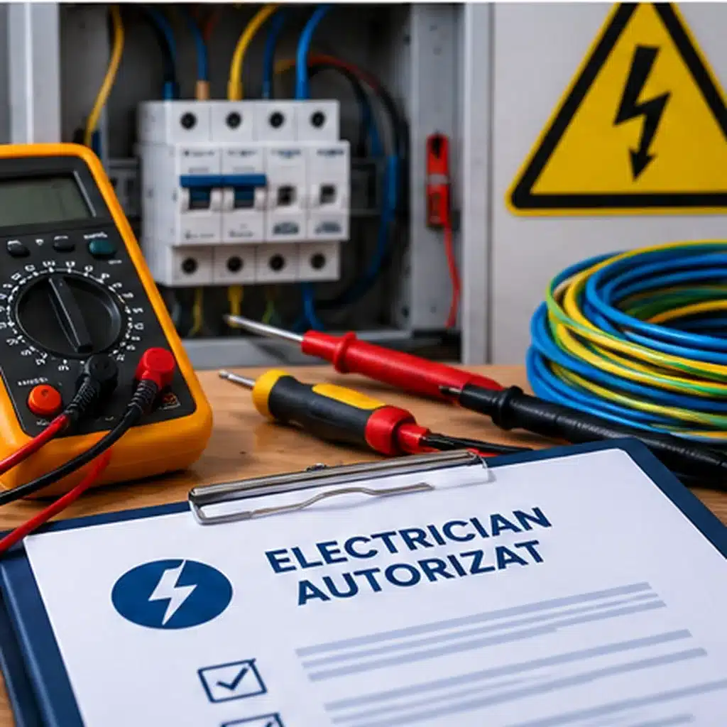 Vizarea periodică a adeverinței de electrician autorizat